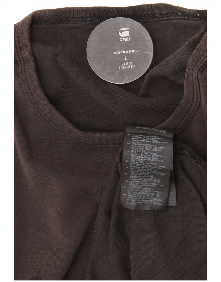 Мужская футболка G-STAR, большой черный хлопок