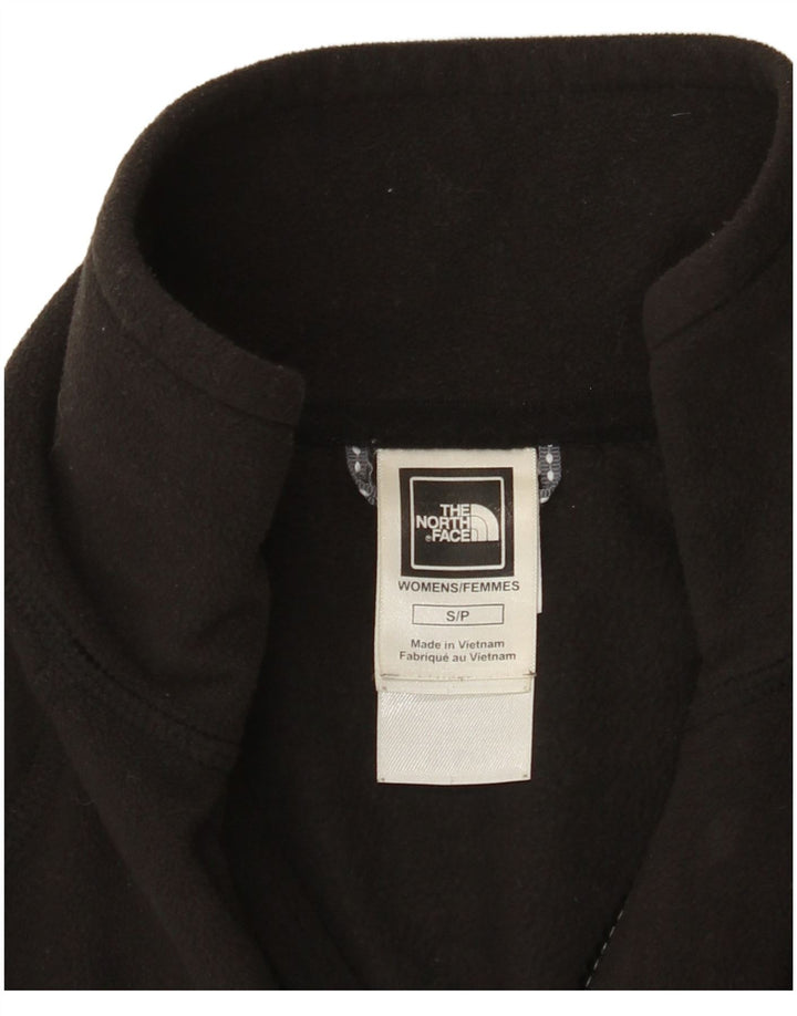 Женская флисовая куртка THE NORTH FACE UK 10, маленькая, черная, полиэстер