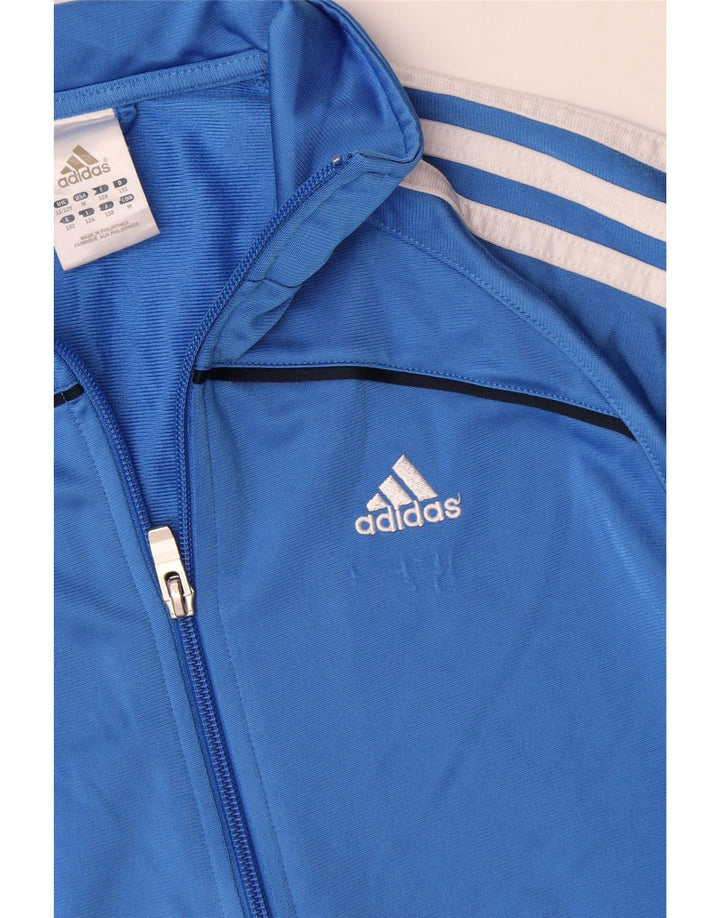 Спортивный костюм Adidas для мальчиков 11-12 лет, синий полиэстер