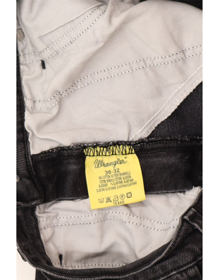 Мужские прямые джинсы Wrangler Texas W36 L32, серый хлопок