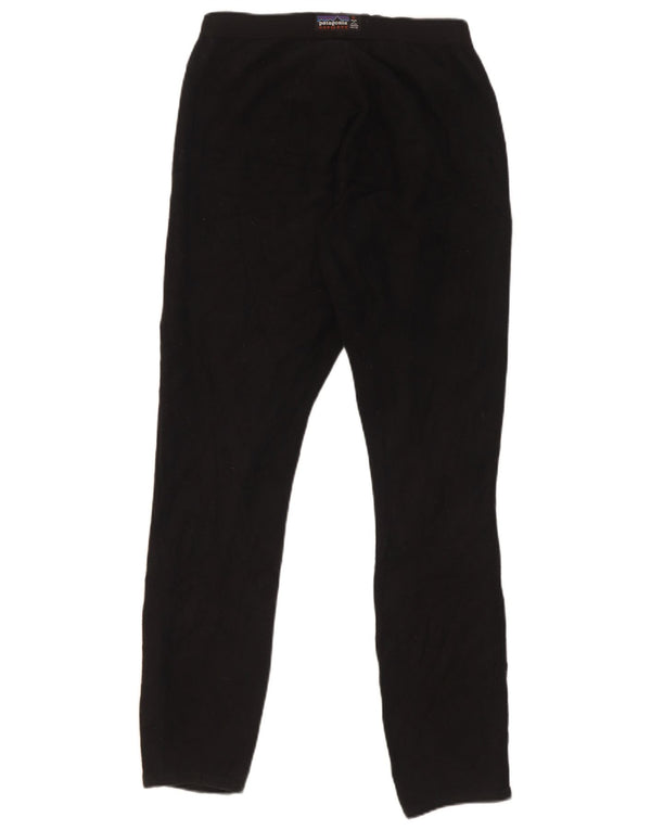 Patagonia Womens Leggings UK 14 Medium Black Polyester