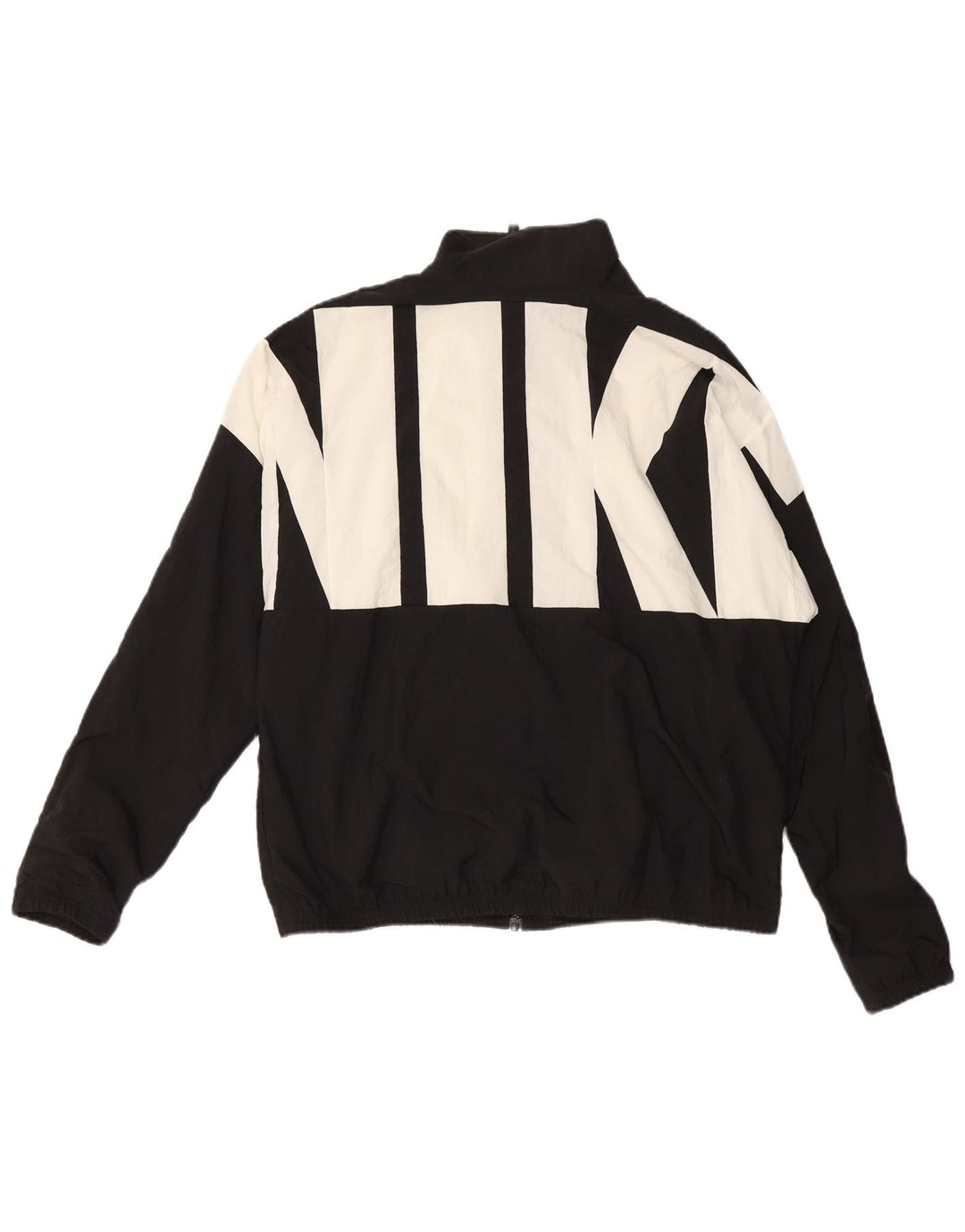Мужская спортивная куртка с графическим рисунком Nike, средний черный нейлон