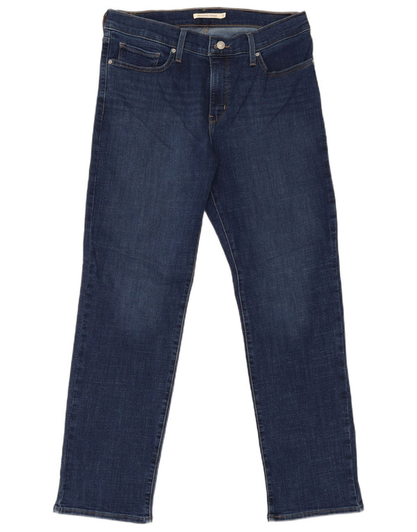 Женские прямые джинсы Levi's 314 Shaping W31 L30, синий хлопок