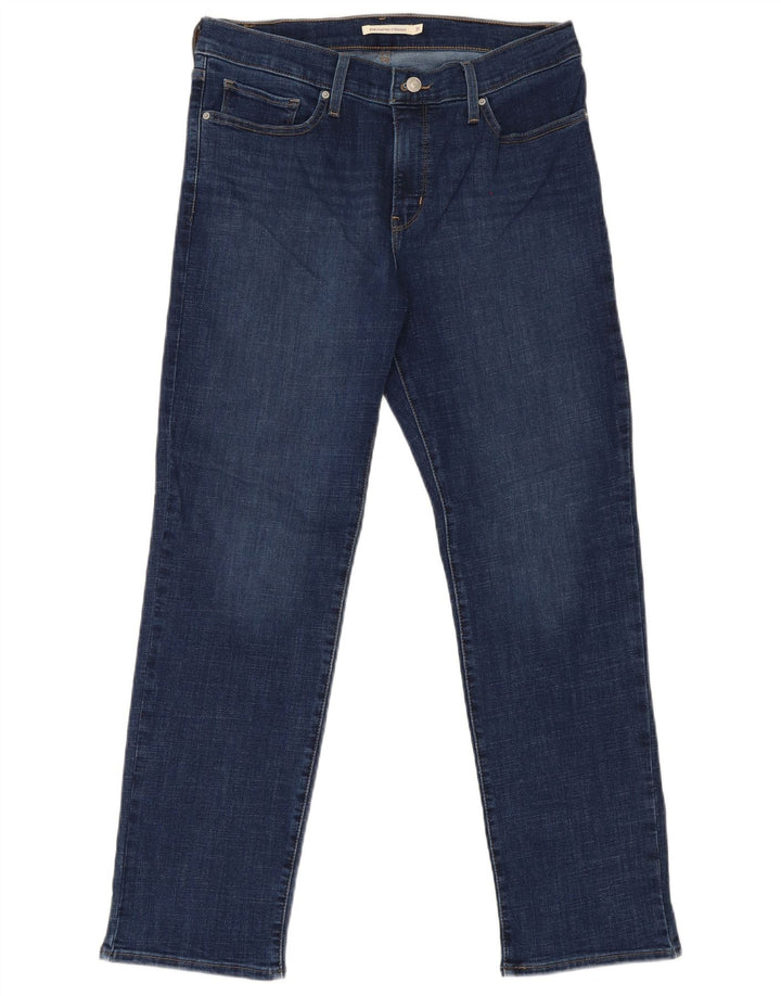 Женские прямые джинсы Levi's 314 Shaping W31 L30, синий хлопок