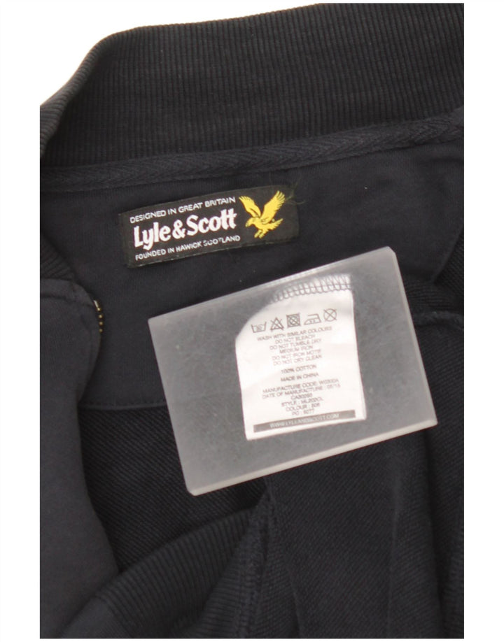 Мужской спортивный костюм LYLE & SCOTT, верхняя куртка, средний темно-синий, хлопок