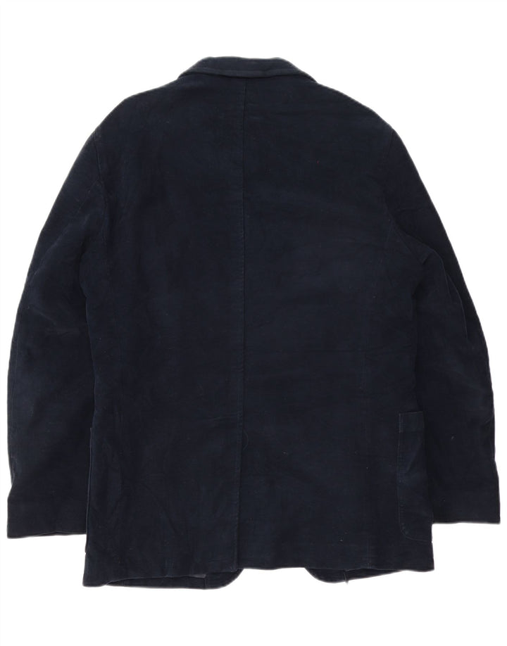 Мужской пиджак Woolrich на 3 пуговицах, Великобритания 38, средний темно-синий классический