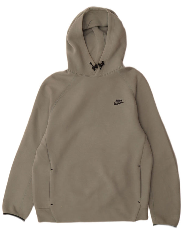 Мужской джемпер с капюшоном Nike, большой зеленый, хлопок