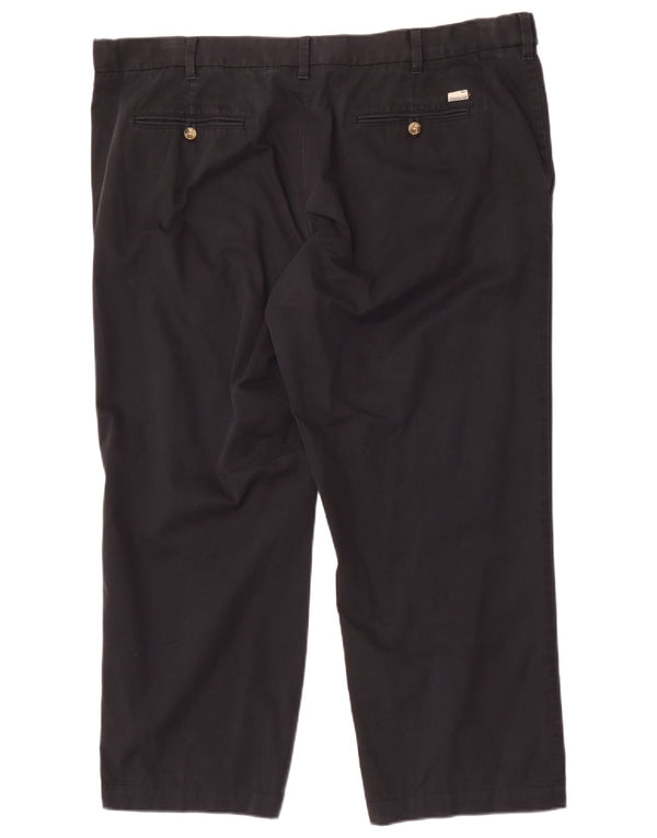 Мужские прямые брюки чинос Marks & Spencer Blue Harbour W44 L29 черные