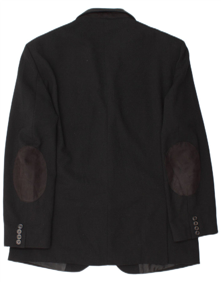 Мужской пиджак Zara на 2 пуговицах UK 42 XL, черный