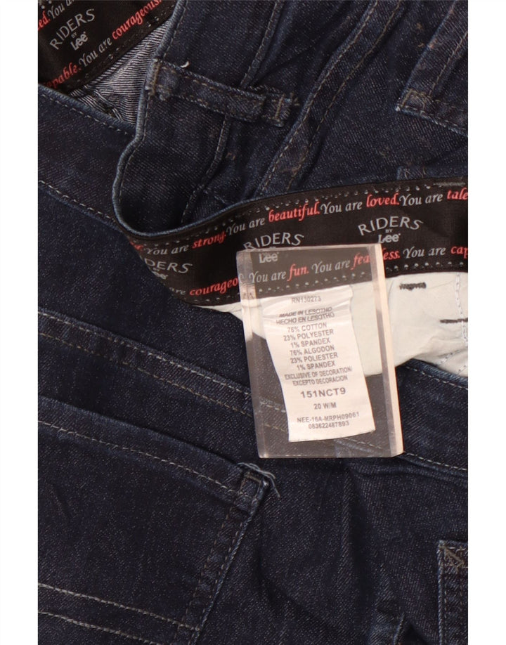 Женские капри Lee Riders US 20 3XL W40 L20 Темно-синие, хлопок