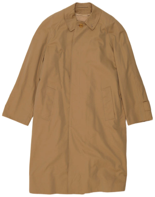 Винтажное мужское пальто UK 40, большое бежевое