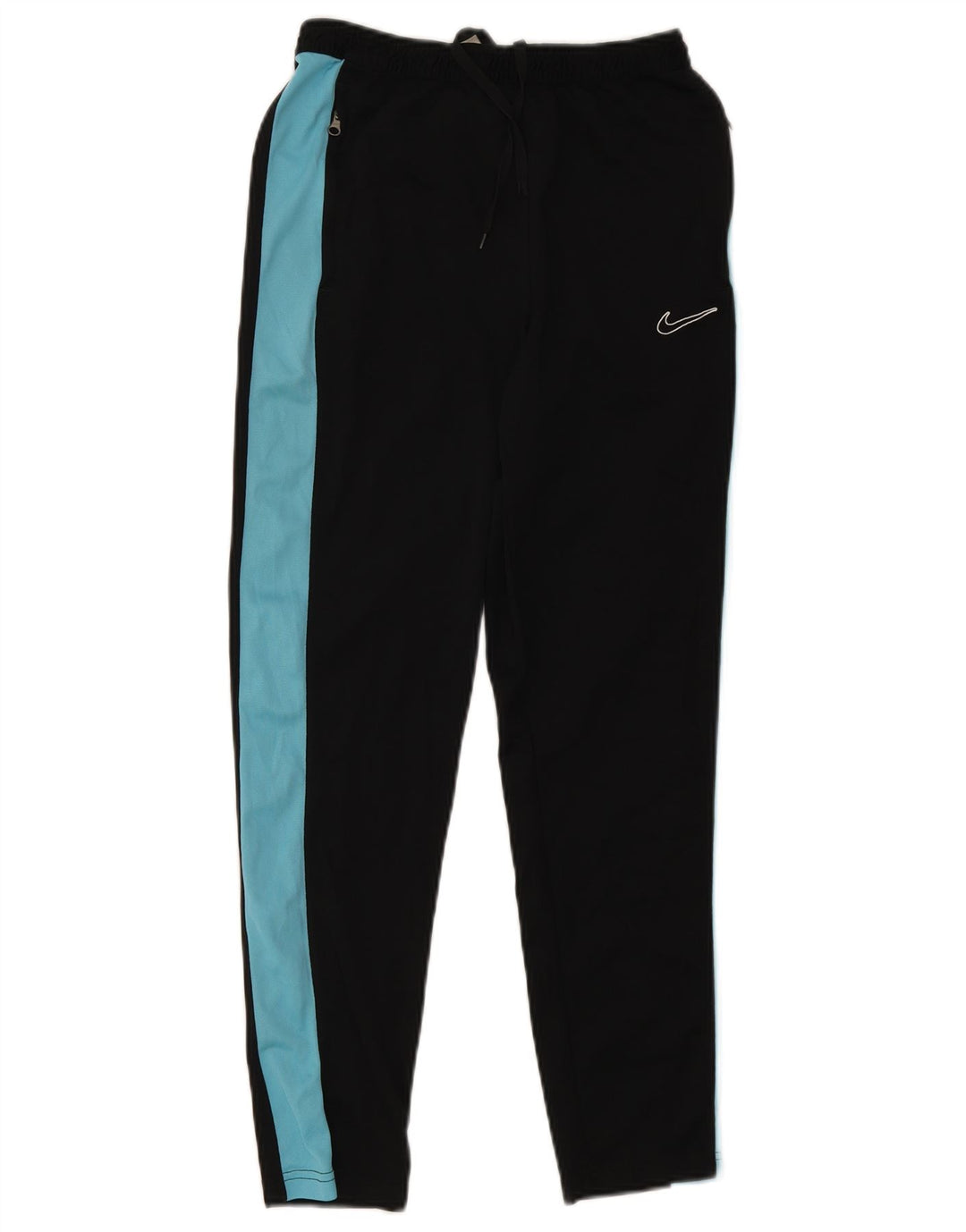 Мужские узкие спортивные брюки Nike Dri Fit, маленькие черные полиэстер с цветными блоками