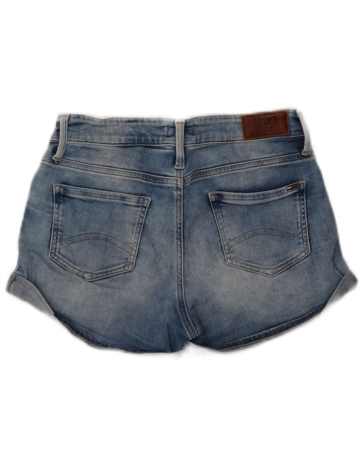 Женские джинсовые шорты Tommy Hilfiger W27, маленькие синие, хлопок