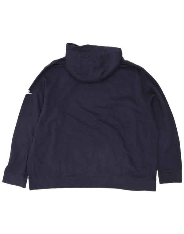 Мужской джемпер с капюшоном с рисунком Nike New York Giants 3XL, темно-синий, хлопок