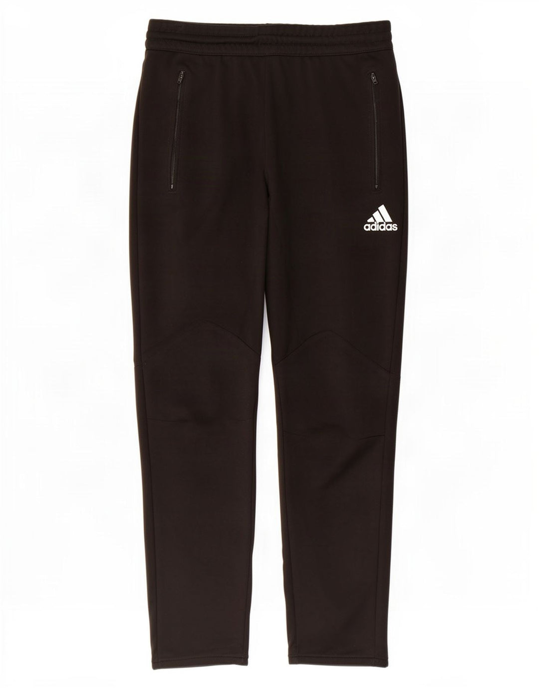 Мужские спортивные брюки Adidas Climalite, большие черные полиэстеровые брюки