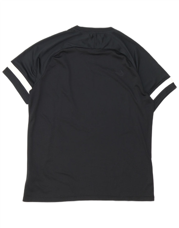 Мужская футболка Nike Dri Fit Top XL, черная, полиэстер с цветными блоками