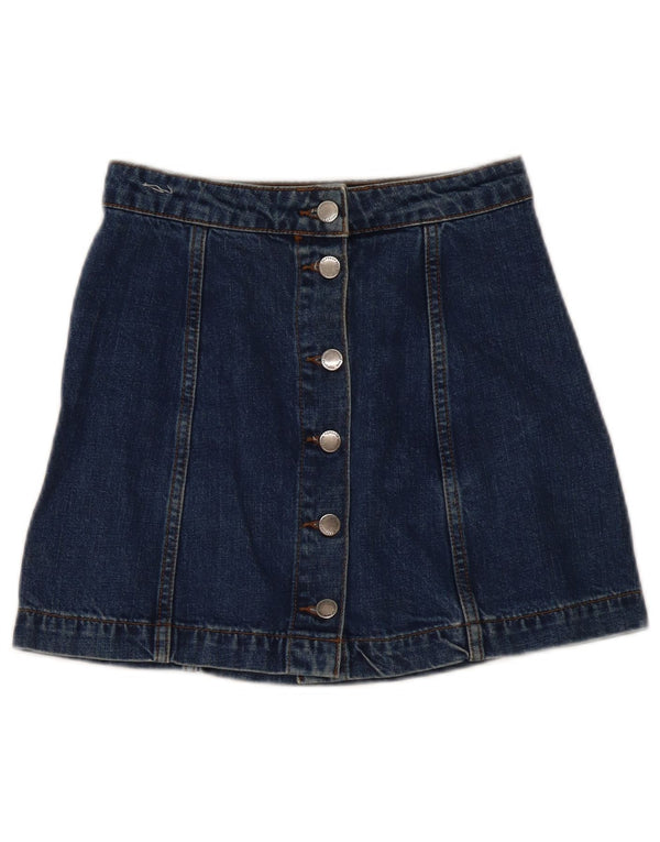 Женская джинсовая мини-юбка Topshop W25 XS, синяя, хлопок