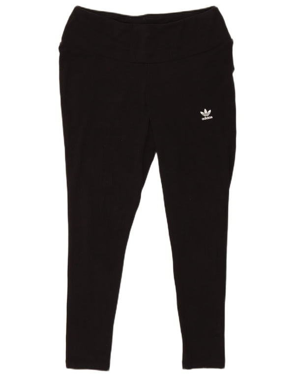 Женские леггинсы Adidas UK 18 XL, черные хлопковые