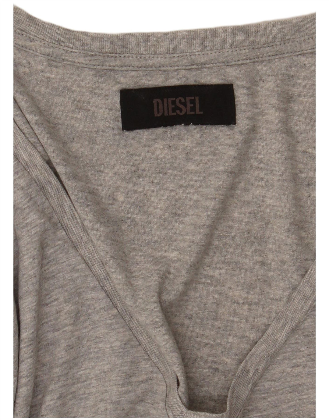 Женская футболка с рисунком Diesel Top UK 16, большая серая