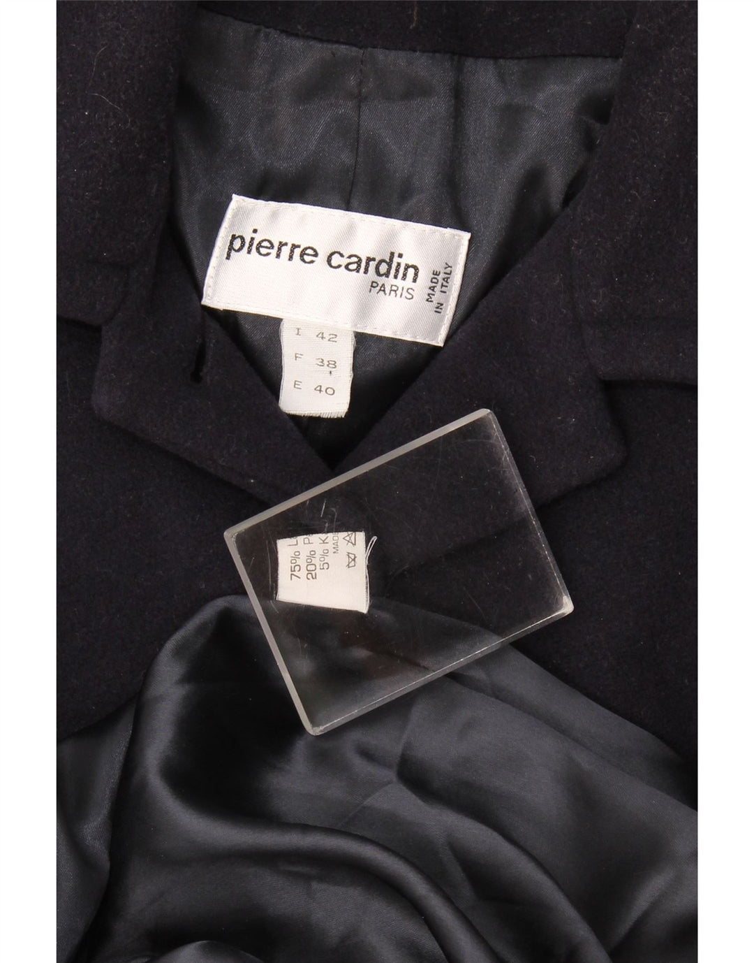 Женское пальто оверсайз Pierre Cardin IT 42 Medium Navy Blue Wool
