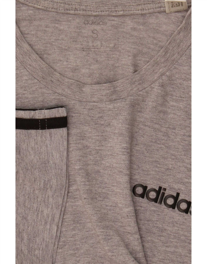 Мужская футболка Adidas Top Small Grey Striped