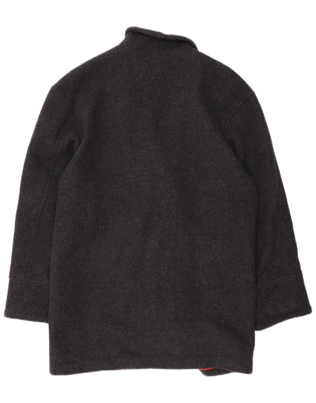Винтажное женское пальто оверсайз IT 42 Medium Grey Wool