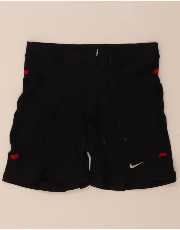 NIKE Womens Dri Fit Sport Shorts UK 12 Medium Black Polyester Vintage Nike and Second-Hand Nike from Messina Hembry 