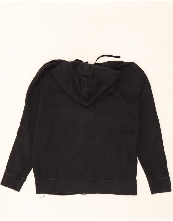 REEBOK Mens Zip Hoodie Sweater Large Black Cotton Vintage Reebok and Second-Hand Reebok from Messina Hembry 