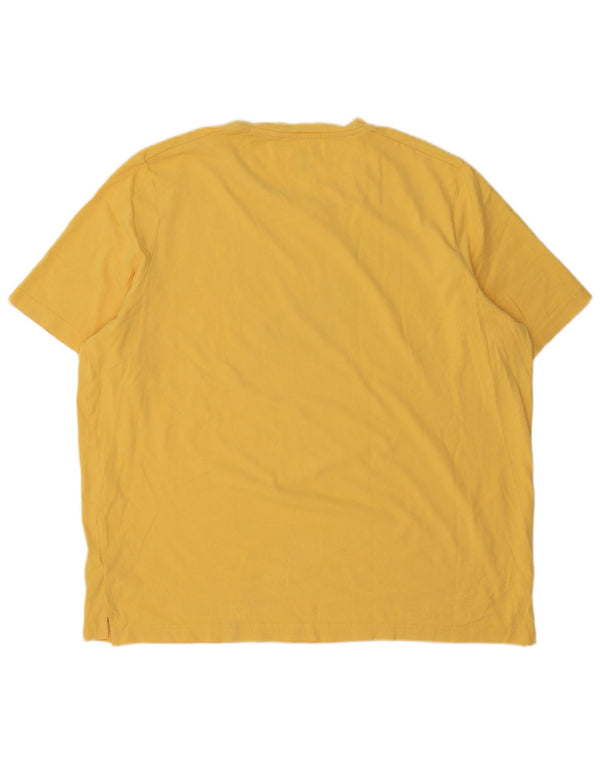 Мужская футболка с рисунком Puma 2XL, желтый хлопок