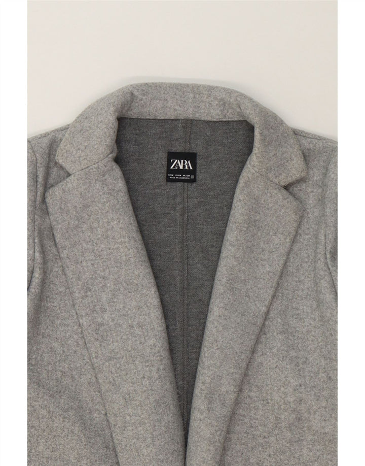 ZARA Womens Open Overcoat UK 12 Medium Grey Vintage Zara and Second-Hand Zara from Messina Hembry 