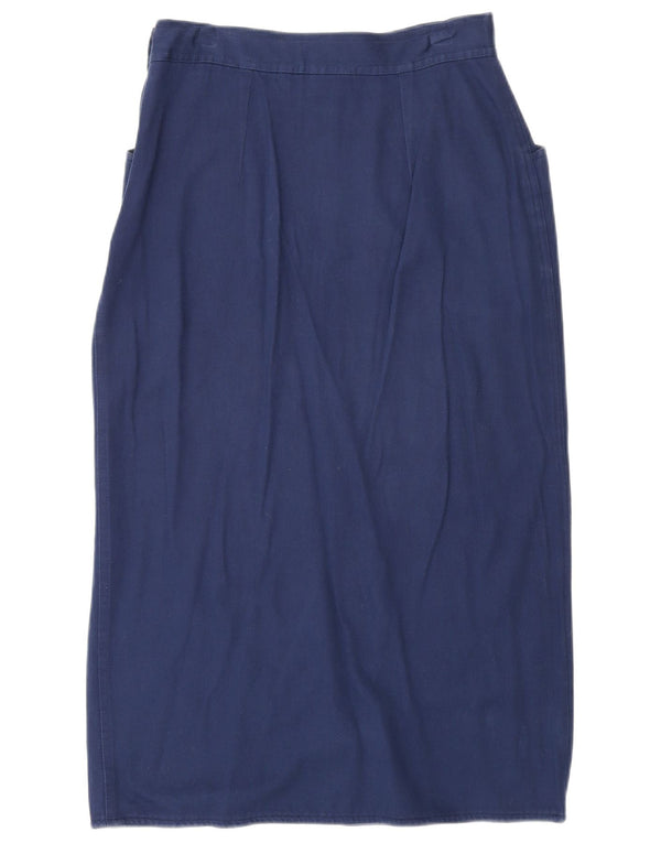 Юбка-карандаш Женская Stefanel IT 44 Medium W26 Синяя Хлопок