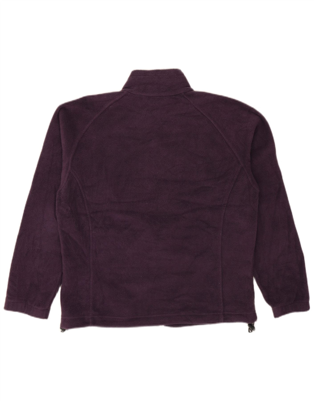 Женская флисовая куртка оверсайз COLUMBIA UK 16, большой фиолетовый полиэстер