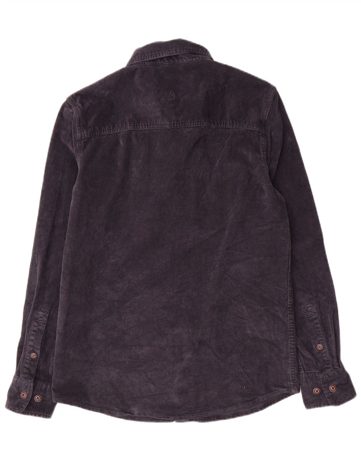 Мужская вельветовая рубашка FAT FACE XS, темно-синяя, хлопок