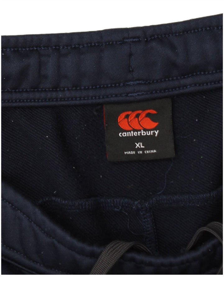 Мужские спортивные брюки Canterbury XL темно-синие из полиэстера
