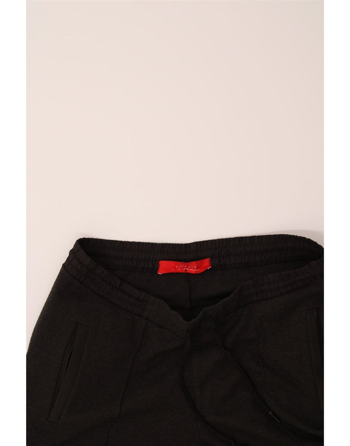 ZARA Mens Tracksuit Trousers Large  Black Polyester Vintage Zara and Second-Hand Zara from Messina Hembry 