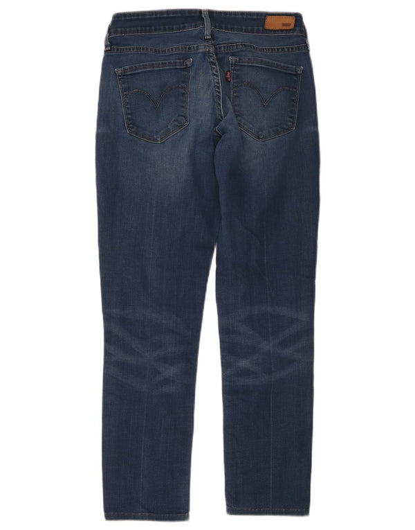 Женские укороченные джинсы скинни Levi's Demi Curve W27 L25, синий хлопок