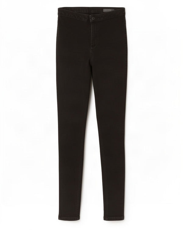 Женские джинсы скинни Marks & Spencer UK 10, маленькие W28 L29, черный хлопок