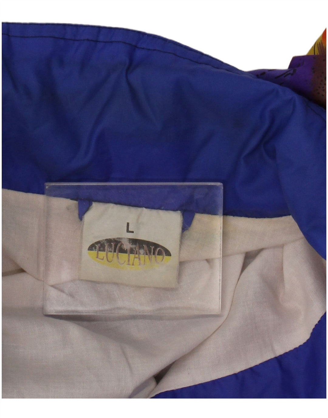 ВИНТАЖНАЯ мужская куртка-анорак свободного кроя, Великобритания, 40, большие разноцветные цветные блоки