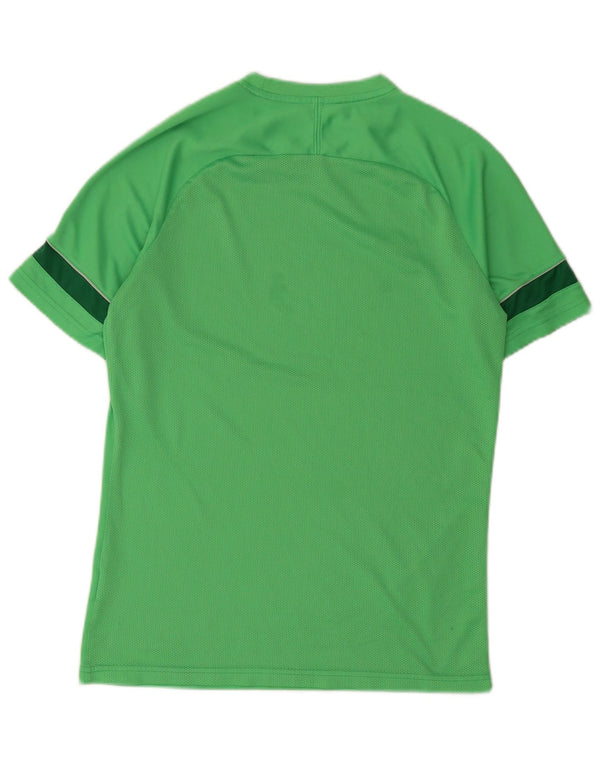Мужская футболка Nike Dri Fit, верх, средний зеленый цвет, полиэстер с цветными блоками