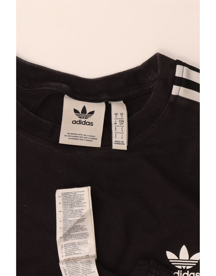 Мужская футболка ADIDAS, маленький черный хлопок