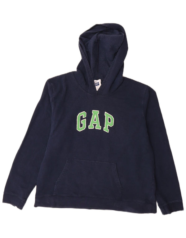 Женский джемпер с капюшоном Gap UK 20 2XL, темно-синий, хлопок
