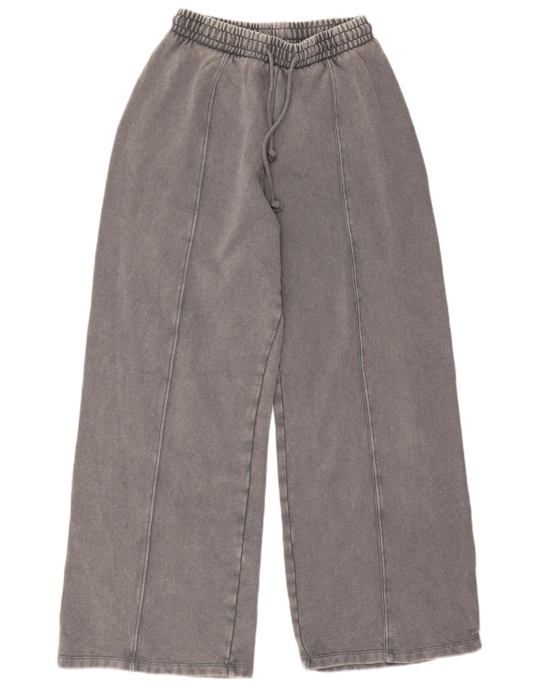 Женские широкие спортивные брюки Zara UK 12, средний серый цвет