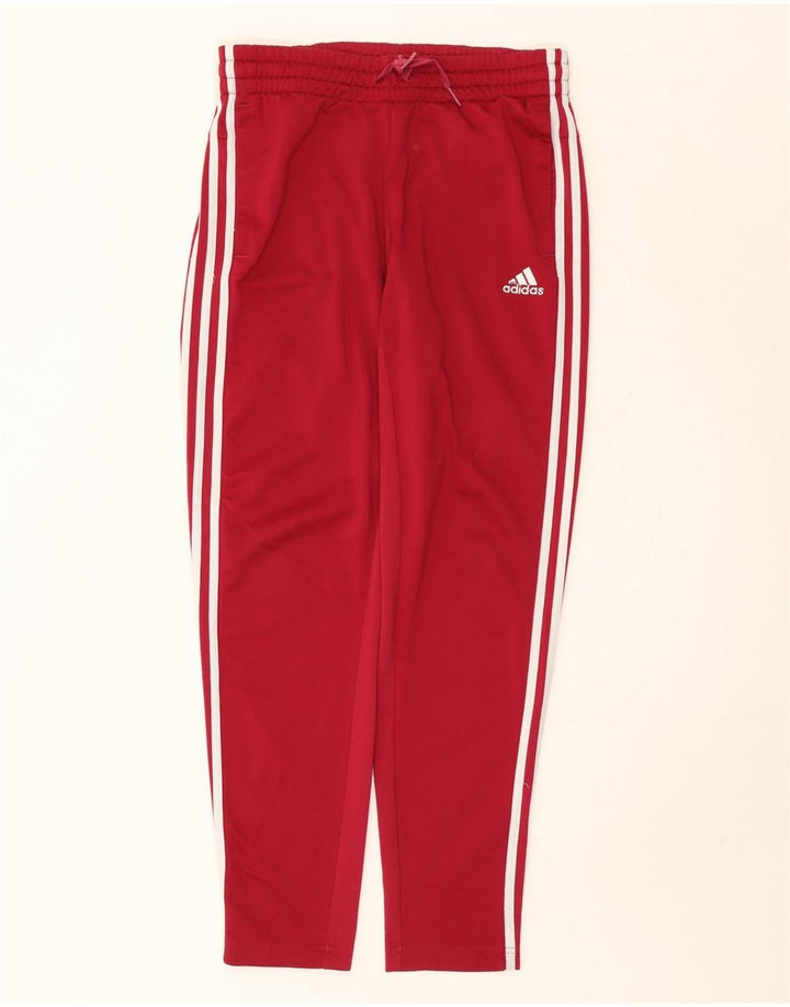 Женские спортивные брюки Adidas UK 8/10, малый темно-бордовый полиэстер
