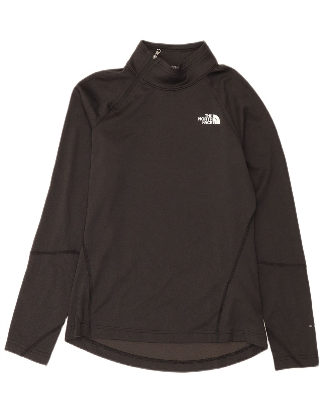 Женский пуловер с воротником на молнии The North Face, топ UK 10, маленький черный