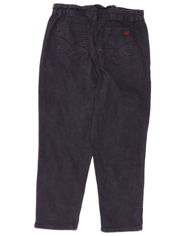 Женские укороченные джинсы Crew Clothing UK 14, большие W34 L25, темно-синие