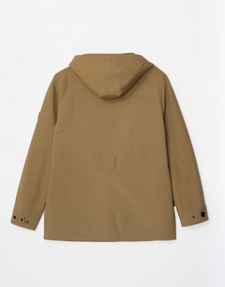 Женская куртка Jack Wolfskin с капюшоном, Великобритания, 14/16, большой цвет, полиэстер цвета хаки