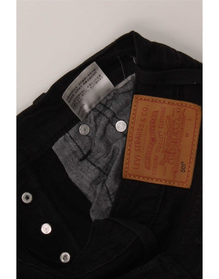 Женские прямые джинсы Levi's 501 W24 L24 черные