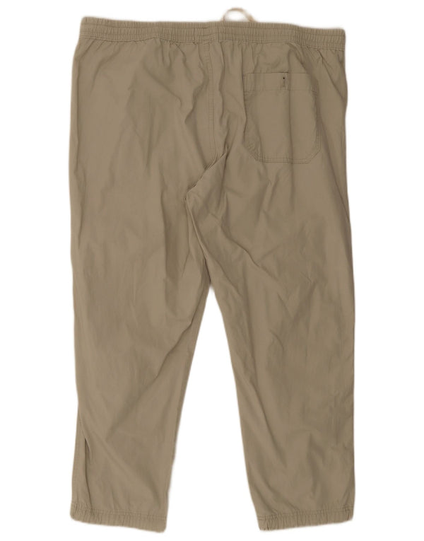 Marks & Spencer Mens Casual Trousers W42 L29 Beige Cotton