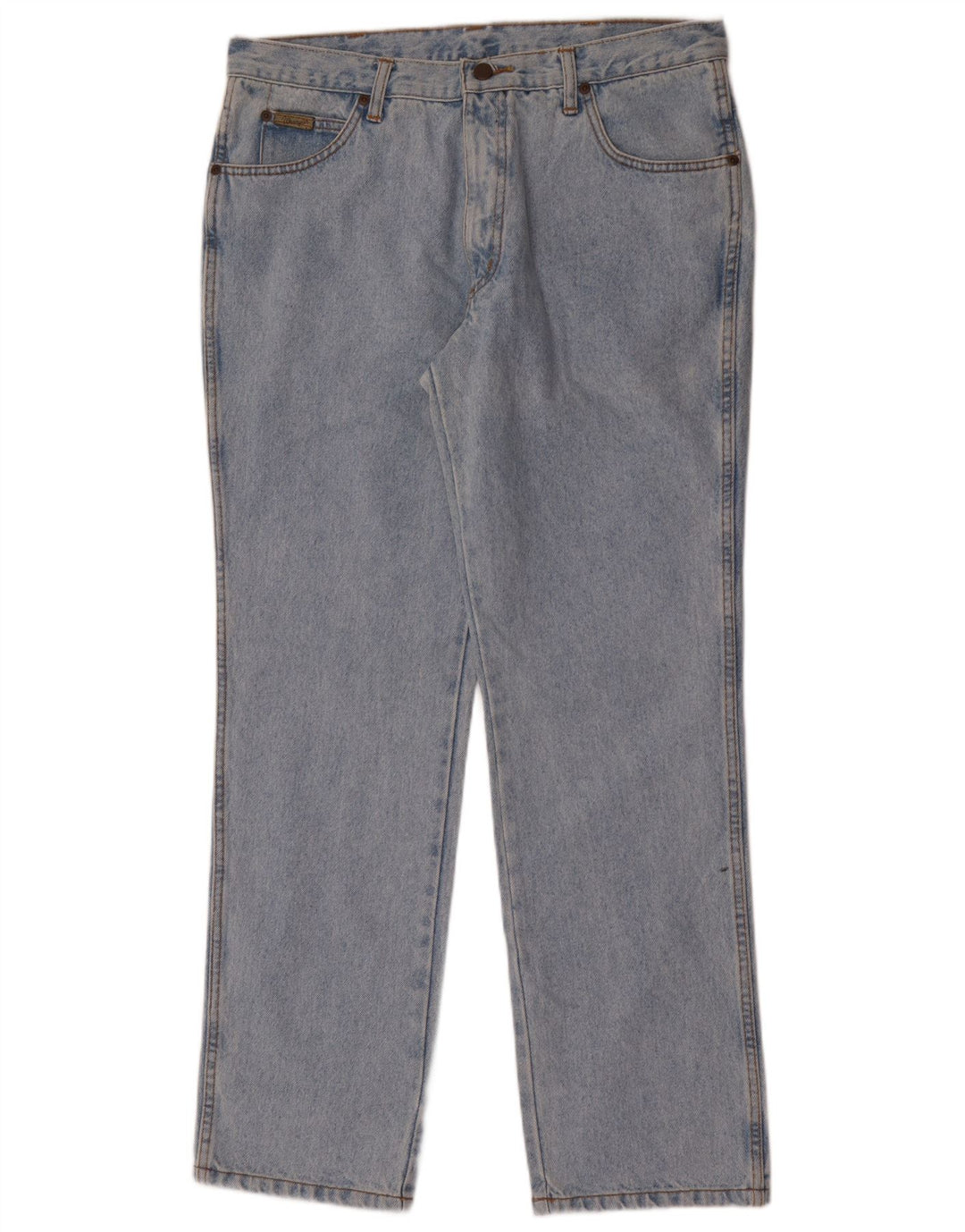 Мужские прямые джинсы Wrangler W36 L30 синие, хлопок
