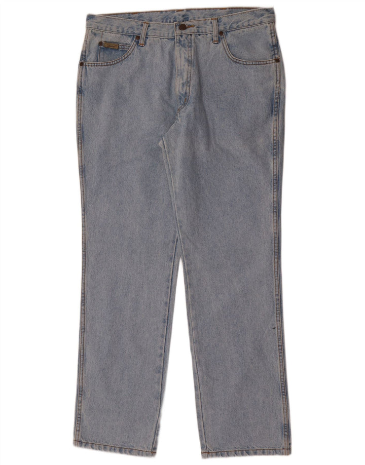 Мужские прямые джинсы Wrangler W36 L30 синие, хлопок
